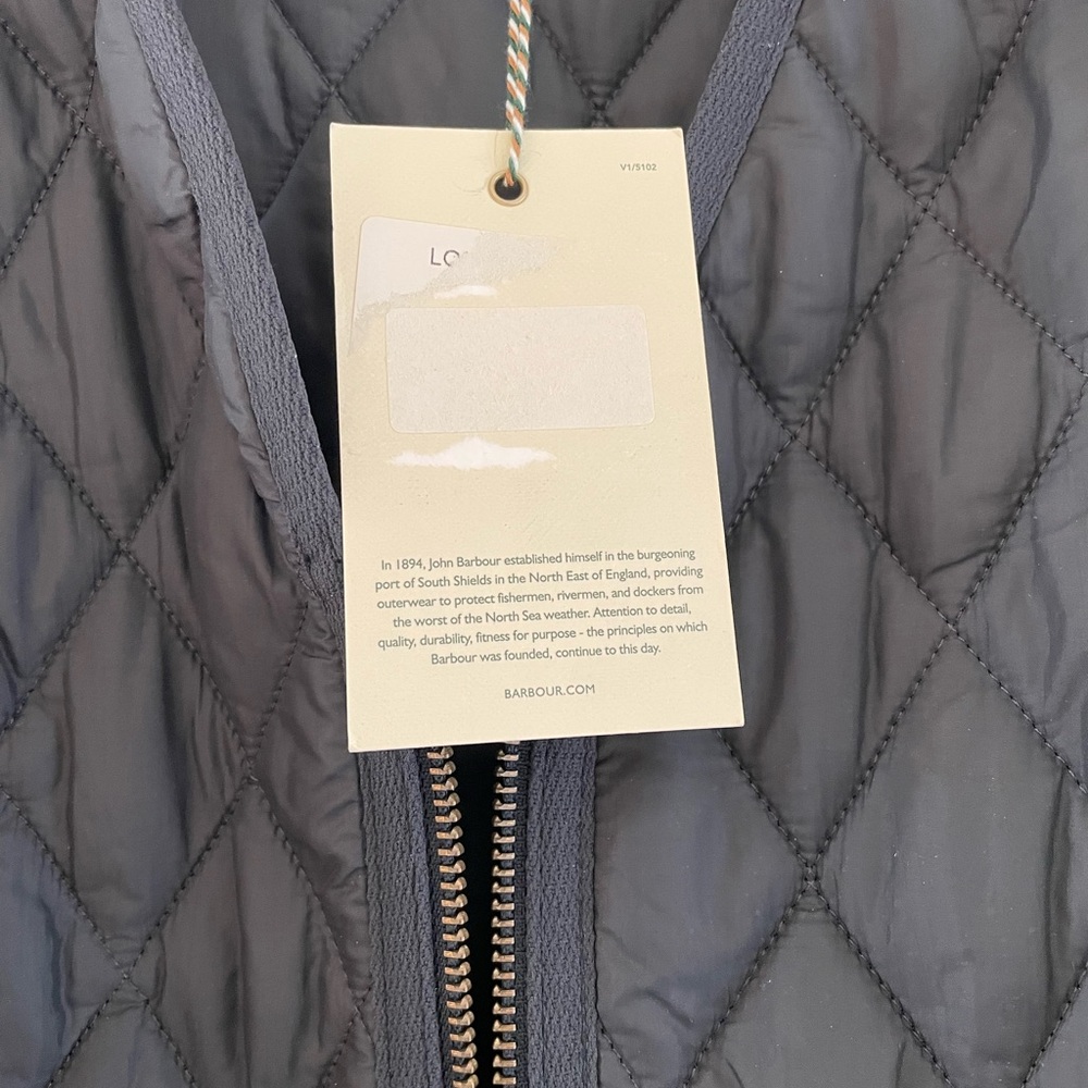 Barbour Women's Betty Interactive Liner Vest Classic Navy Size 8 - Picture 6 of 6